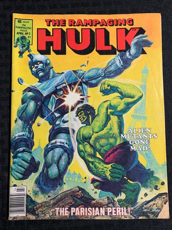 1977 RAMPAGING HULK Magazine #2 G/VG 3.0 Walt Simonson & Alfredo Alcala