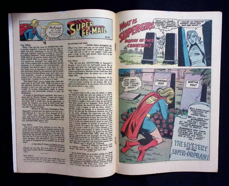 Adventure Comics #396 August 1970 Supergirl Krypto Supeer-Dog Superboy Smallvill