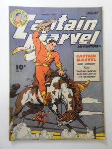 Captain Marvel Adventures #51 (1946) VG Condition 1 in spine split