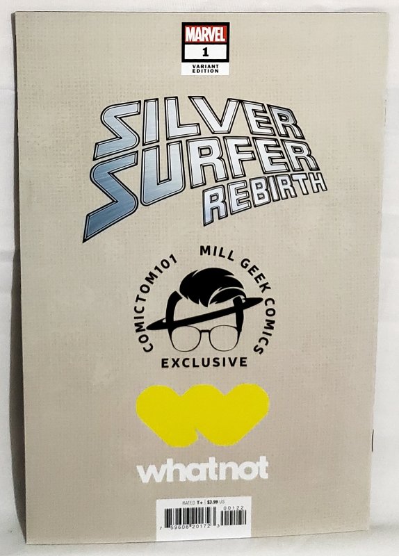 Silver Surfer: Rebirth #1 ComicTom101 Raf Grassetti Virgin Variant Cover