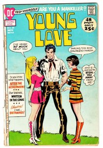 YOUNG LOVE #89 Love Triangle cover - comic book-DC ROMANCE-