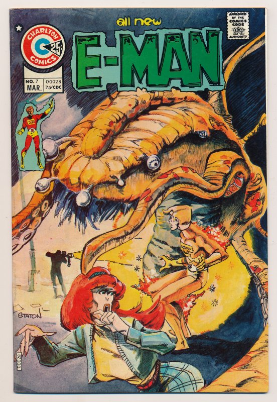 E-Man (1973 Charlton) #1-10 VG+ to VF+ Complete series