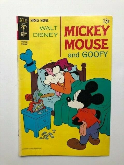 Gold Key Walt Disney MICKEY MOUSE and GOOFY #124 GOOD/VERY GOOD (A278M)