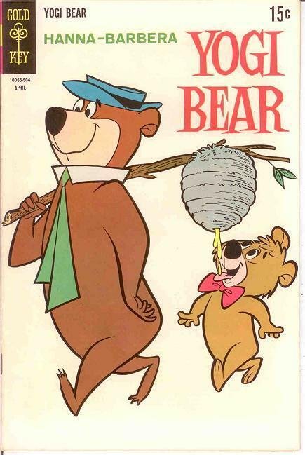 YOGI BEAR (GOLD KEY) 36 VF-NM April 1969 COMICS BOOK