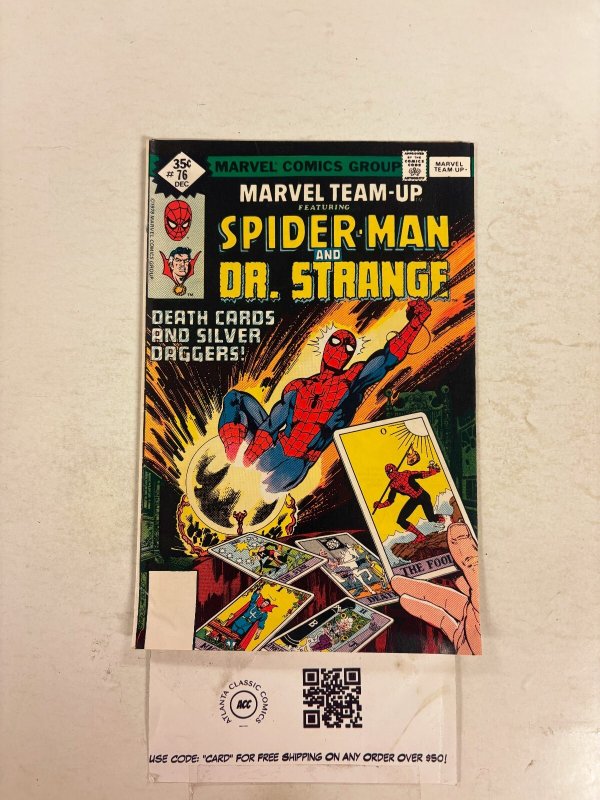 Marvel Team-Up #76 FN Marvel Comic Books Spider-Man 14 HH102