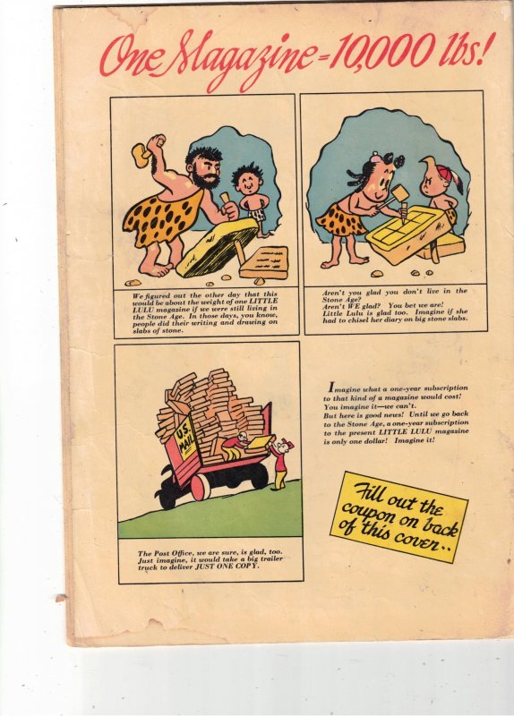 Marge's Little Lulu #10 (1949) Wow! VG+ Very Early Lulu/ Tubby! Oregon C...