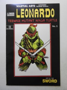 Teenage Mutant Ninja Turtles Martial Arts Manual #5 Signed Eastman/Laird VF Cond