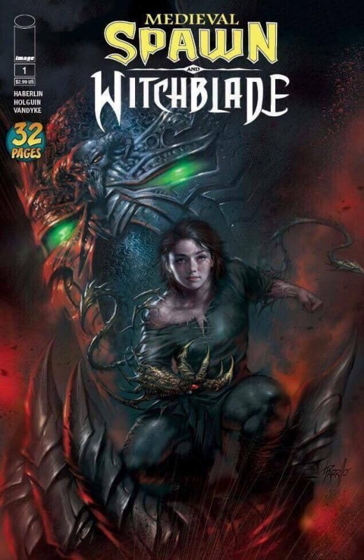 Medieval Spawn & Witchblade #1 NM, Lucio Parrillo Varian LOW PRINT! | Comic Books - Modern Age