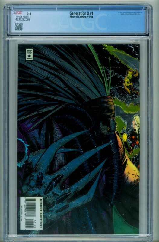 Generation X #1 CGC 9.8 1st Chamber-comic book 4330292009