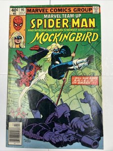 Marvel Team-Up #95 (Marvel Comics July 1980). VG+. 1st App  Mockingbird.?