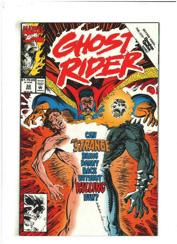 Ghost Rider #32 NM- 9.2 Marvel Comics 1992 Dr. Strange app.