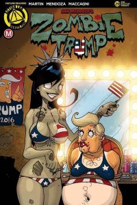 ZOMBIE TRAMP #29 COVER E ELECTION MENDOZA VARIANT (MR)