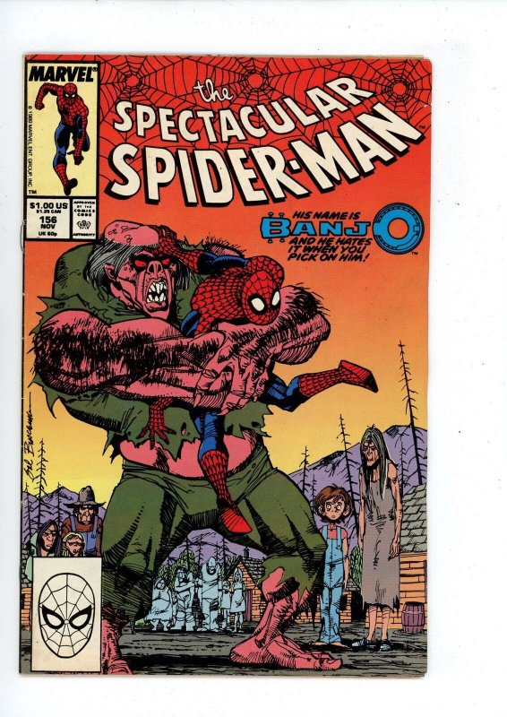 The Spectacular Spider-Man #156 (1989) Spider-Man Marvel Comics