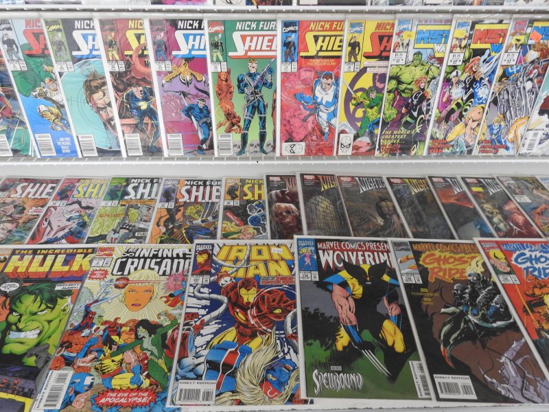 Huge Lot of 150+ Comics w/ Nightcrawler, Iron Man, Hulk Avg. VF- Condition