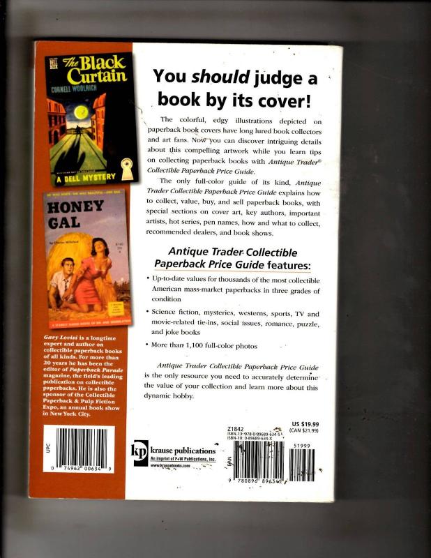 Antique Trader Collectible Paperback Price Guide Gary Lovisi KP Krause JL7