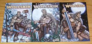 Warren Ellis' Wolfskin #1-3 VF/NM complete series - avatar press comics 2 set