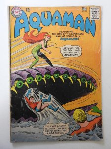 Aquaman #13 (1964) VG- Condition! 1/2 in tear front cover, moisture damage