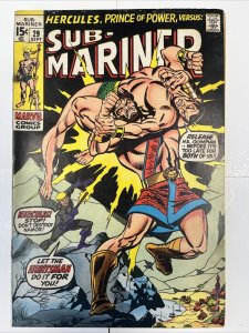 Sub-Mariner #29 (Marvel Comics September 1970) Hercules.