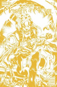 MAGIC MASTER OF METAL #1 1:25 GORHAM FOIL VARIANT BOOM! STUDIOS 2021 EB198