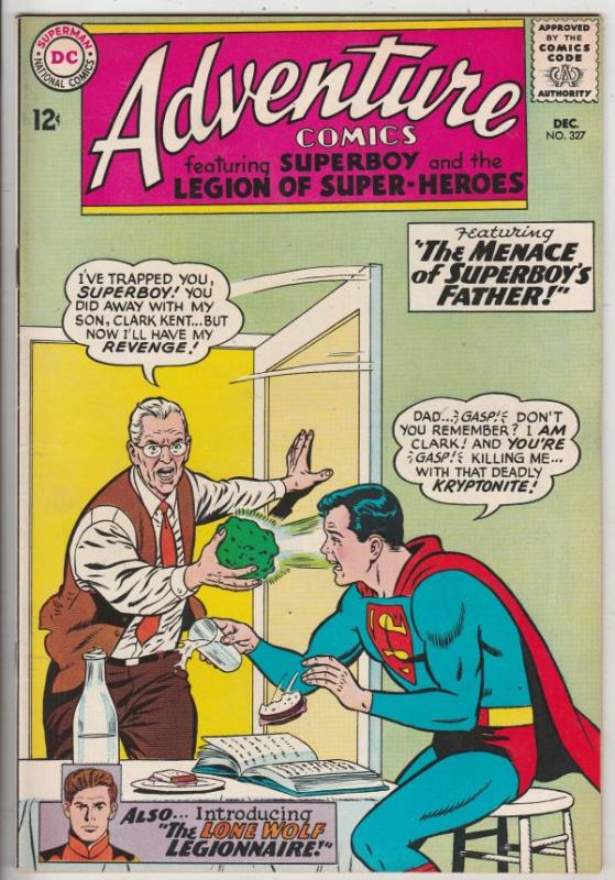 Adventure Comics #327 (Dec-64) NM- High-Grade Legion of Super-Heroes, Superboy