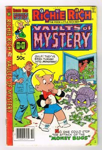 Richie Rich Vaults of Mystery #36 (1980)   Harvey Comic 50Cent Comic