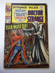 Strange Tales #154 (1967) VG Condition 1 Spine Split