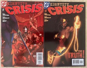 IDENTITY CRISIS 1-7 + VARIANTS | DC COMICS 2004-05 | COMPLETE SERIES | 10 TOTAL