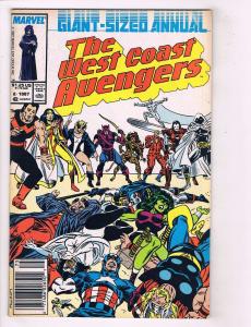 Lot Of 5 Marvel Comics West Coast Avengers # 1 2 4 5 6 Iron Man Hawkeye MM3