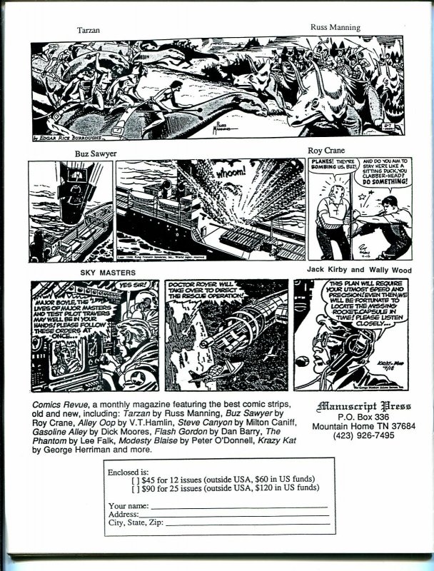 Comics Revue #131 1997-Tufts-Casey Ruggles-Phantom-Modesty Blaise-Tarzan-VF