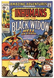 Amazing Adventures #6 1971- INHUMANS- BLACK WIDOW- VG