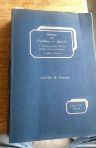 NIMMER on freedom of speech, student edition, 1984