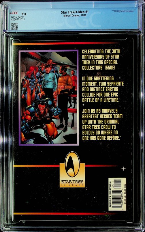 Star Trek/X-Men (1996) - CGC 9.8 - Cert#4256301015