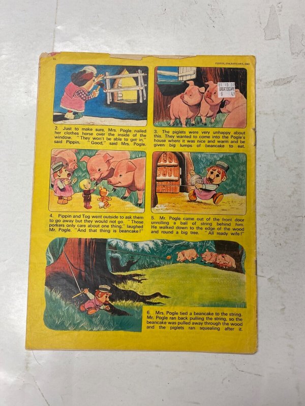 Pippin 27th Jan. 1968 UK Comic Magazine 11 KM45