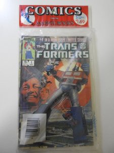 The Transformers #1-3 (1984) sealed poly bag!