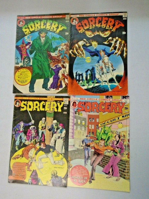 Red Circle Sorcery Comic Lot Run #3-11 9 Different 4.0 VG (1973-1975)