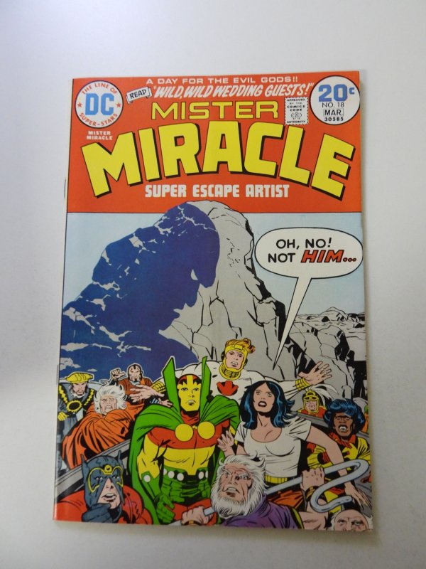 Mister Miracle #18 (1974) VG+ condition subscription crease