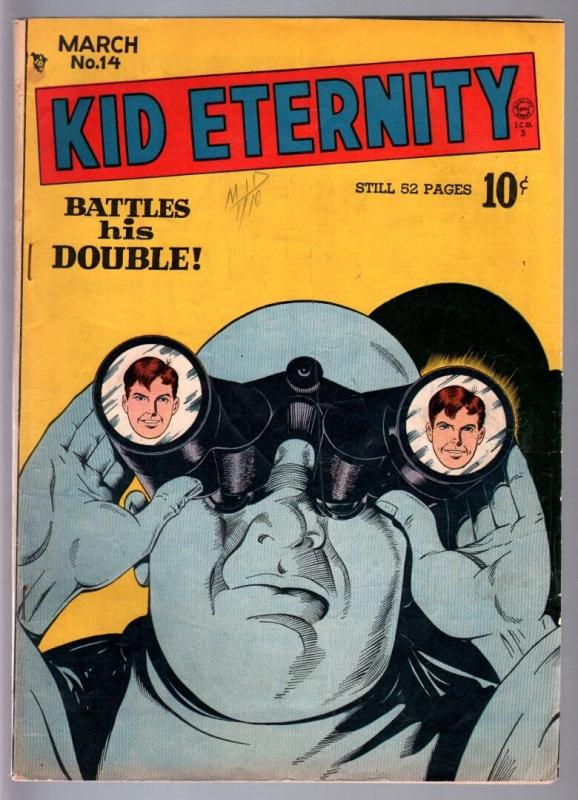 KID ETERNITY #14-1949-KIT CARSON-KING MIDAS-VG PLUS-GOLDEN AGE VG+