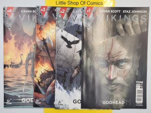 Vikings Godhead #1 2 3 4 1-4 Complete Set Cover A 2016 Titan Comics