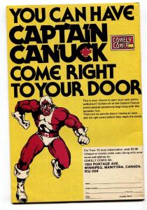 Captain Canuck #1 1975 first issue-Canadian comic book