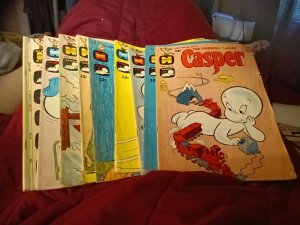 Casper The Friendly Ghost Nine Issue Silver Bronze Age Lot Run Set Collection