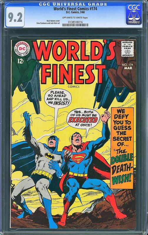 World's Finest #174 (DC, 1968) CGC 9.2