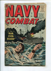 NAVY COMBAT #16 (4.0) *THE FISHERMAN COLLECTION* MAN OVERBOARD 1958