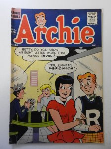 Archie Comics #84 (1957) FR/GD Condition coupon cut does not impact story