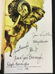 JUNGLE TALES, TARZAN SIGNED BURROUGHS FAMILY GRAPHIC NOVEL Fisherman Collection