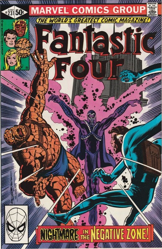 Fantastic Four # 231 VF/NM Marvel 1981 Nightmare In The Negative Zone [I7]