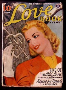 LOVE BOOK PULP 1941 JAN-KISSES ON PARADE VG