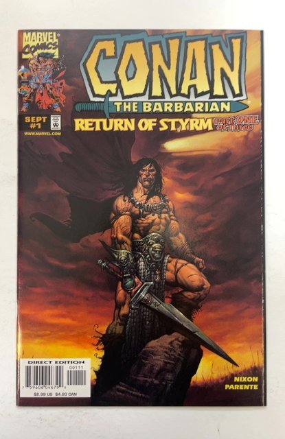 Conan: Return of Styrm #1 - 3 (1998) Complete Set/Limited Series