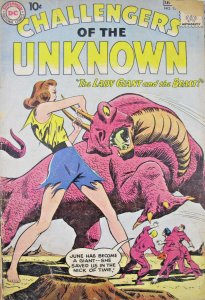 Challengers of the Unknown 1960 39 DC Silver Age Comics G