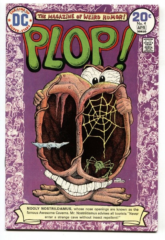 Plop! #4 1974- DC Weird Humor- Basil Wolverton- NM-