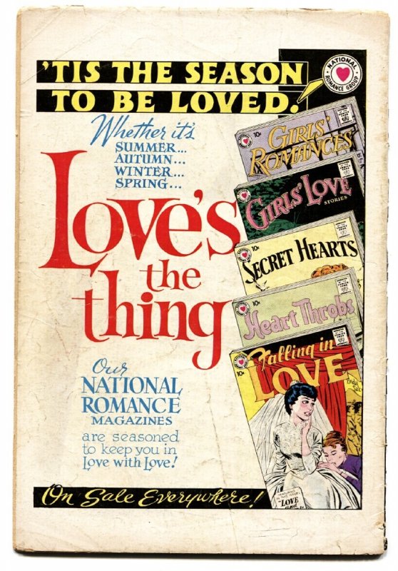 FALLING IN LOVE #32 comic book 1960-DC ROMANCE COMICS-RARE NO CODE